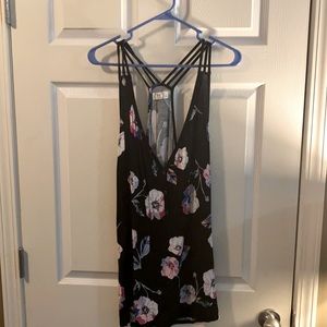 Maurices racerback button up tank top